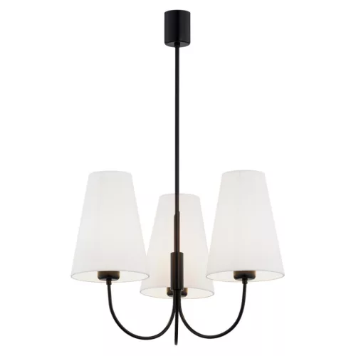 ARGON 6268 SAFIANO Modern Csillár Fehér, Fekete E27 IP20
