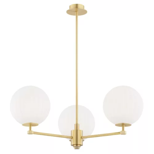 ARGON 6307 PALOMA Glamour Csillár Opál szőnyeg, Csiszolt sárgaréz E14 IP20