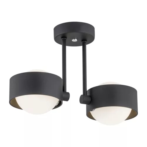 ARGON 7089 MASSIMO PLUS Modern Mennyezeti Lámpa Fekete, Opál Szőnyeg G9 IP44