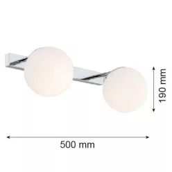 Argon SATELITE 840 Fali lámpa 2x15W/E27 IP44