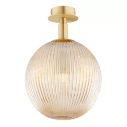   ARGON 8514 PALOMA Glamour Mennyezeti Lámpa Mézédes, Csiszolt Sárgaréz E27 IP20
