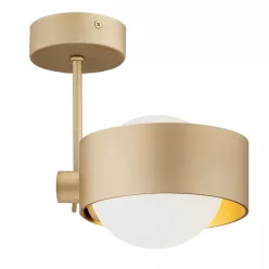   ARGON 8568 MASSIMO PLUS Modern Mennyezeti Lámpa Opál Szőnyeg, Arany G9 IP44