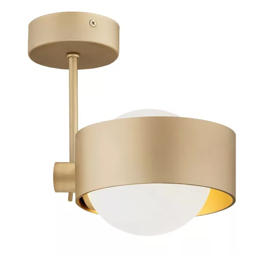 ARGON 8568 MASSIMO PLUS Modern Mennyezeti Lámpa Opál Szőnyeg, Arany G9 IP44