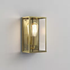   ASTRO LIGHTING 1095034 HOMEFIELD Klasszikus Kültéri Fali Lámpa Sárgaréz E27 IP44