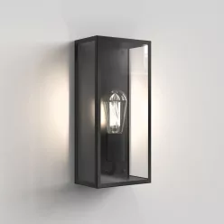   ASTRO LIGHTING 1183031 MESSINA Klasszikus Kültéri Fali Lámpa Fekete E27 IP44