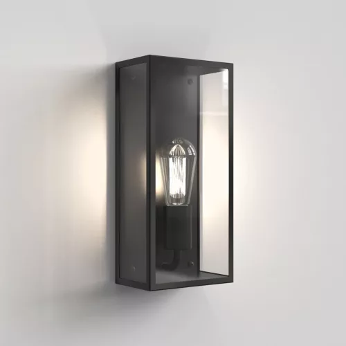 ASTRO LIGHTING 1183031 MESSINA Klasszikus Kültéri Fali Lámpa Fekete E27 IP44