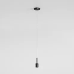   ASTRO LIGHTING 1184020 PENDANT KIT Hengeres Függesztett Lámpa Matt Fekete E27 IP20