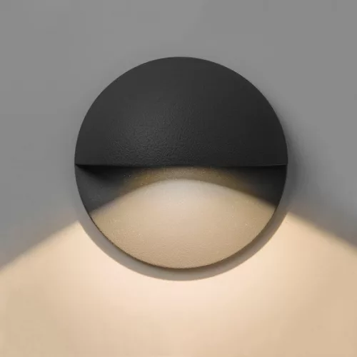 ASTRO LIGHTING 1338001 TIVOLA Kültéri Falba Építhető Lámpa Fekete LED