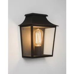   ASTRO LIGHTING 1340013 RICHMOND Klasszikus Kültéri Fali Lámpa Fekete Struktúra E27 IP44