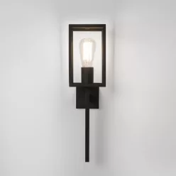   ASTRO LIGHTING 1369006 COACH Klasszikus Kültéri Fali Lámpa Fekete E27 IP44