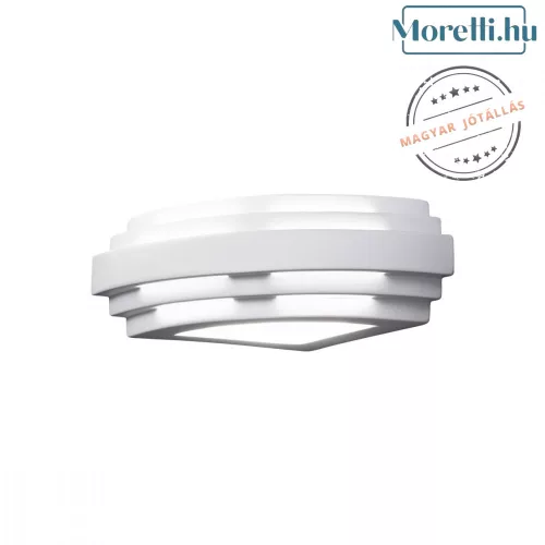 fali lámpa fehér színű vázzal és gipsz testtel beltéri használatra austrolux-0290-61e - moretti.hu
