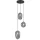 AVIANO LIGHTING 5007-302 BELLEVILLE Többágú Függesztett Lámpa Fekete, Arany E14 IP20