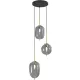 AVIANO LIGHTING 5007-302 BELLEVILLE Többágú Függesztett Lámpa Fekete, Arany E14 IP20