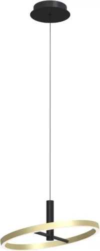 AVIANO LIGHTING 6016-104L BREST Modern Led Függesztett Lámpa Fekete, Arany LED IP20