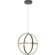 AVIANO LIGHTING 6048-0110 LORIA Modern Led Függesztett Lámpa Matt Fekete, Arany LED IP20