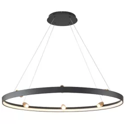   AVIANO LIGHTING 6206-0710 PIGNANO Modern Led Függesztett Lámpa Matt Fekete, Matt Arany LED IP20