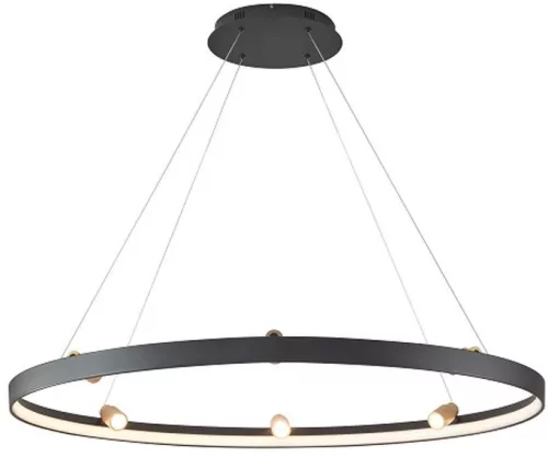 AVIANO LIGHTING 6206-0710 PIGNANO Modern Led Függesztett Lámpa Matt Fekete, Matt Arany LED IP20