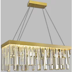   AVIANO LIGHTING 6208-0115 LAURET Kristály Függesztett Lámpa Matt Arany LED IP20