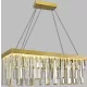 AVIANO LIGHTING 6208-0115 LAURET Kristály Függesztett Lámpa Matt Arany LED IP20