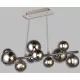 AVIANO LIGHTING 6214-1010 SEVILLA Glamour Függesztett Lámpa Fekete G9 IP20