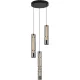 AVIANO LIGHTING 6223-0310 CILINDRO Többágú Függesztett Lámpa Fekete, Füstös LED IP20