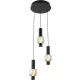 AVIANO LIGHTING 6224-0310 RONDA Többágú Függesztett Lámpa Fekete, Füstös LED IP20