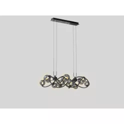   AVIANO LIGHTING 7014-1405 NANCY Modern Függesztett Lámpa Fekete, Füstös G9 IP20