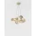 AVIANO LIGHTING 7015-804 METZ Többágú Függesztett Lámpa Borostyán, Füstös, Arany G9 IP20