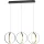 AVIANO LIGHTING 7134-0310 VALLA Modern Led Függesztett Lámpa Matt Fekete, Arany LED IP20