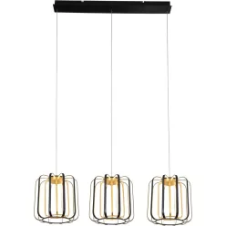   AVIANO LIGHTING 7210-0310 XARA Többágú Függesztett Lámpa Fekete, Arany LED IP20
