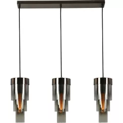   AVIANO LIGHTING 7211-0310 GRANS Többágú Függesztett Lámpa Fekete E27 IP20
