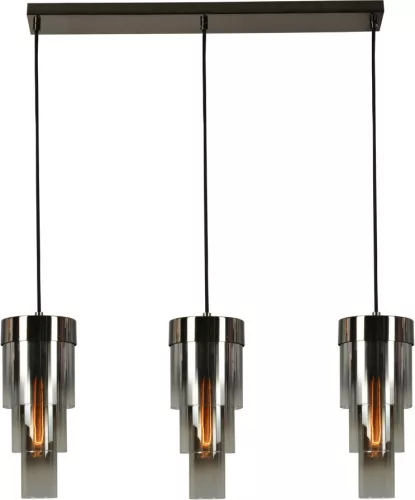 AVIANO LIGHTING 7211-0310 GRANS Többágú Függesztett Lámpa Fekete E27 IP20