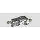 AVIANO LIGHTING 9014-1205 NANCY Glamour Mennyezeti Lámpa Fekete, Füstös G9 IP20