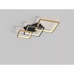   AVIANO LIGHTING 9022-306M MATERA Modern LED Mennyezeti Lámpa Matt Fekete, Faipari LED IP20