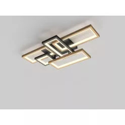   AVIANO LIGHTING 9022-506 MATERA Modern LED Mennyezeti Lámpa Fekete, Faipari LED IP20