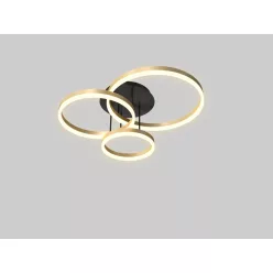   AVIANO LIGHTING 9049-401 PERPIGNON Modern LED Mennyezeti Lámpa Fekete, Arany LED IP20
