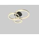 AVIANO LIGHTING 9049-401 PERPIGNON Modern LED Mennyezeti Lámpa Fekete, Arany LED IP20