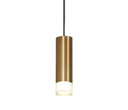 AZZARDO 3457 ZIKO Hengeres Függesztett Lámpa Bronz G9 IP20