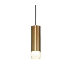 AZZARDO 3458 ZIKO Hengeres Függesztett Lámpa Bronz G9 IP20