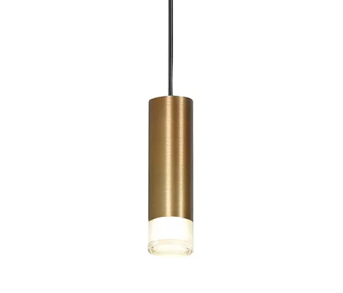 AZZARDO 3458 ZIKO Hengeres Függesztett Lámpa Bronz G9 IP20