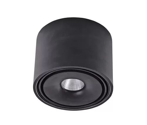 AZZARDO 3468 TUBE Hengeres Mennyezeti Lámpa Fekete LED IP20