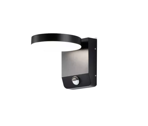 AZARDO 5701 IVER Fali Lámpa Mozgásérzékelővel Szürke LED IP54