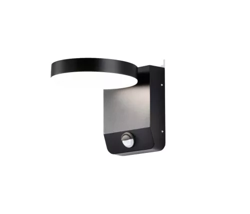 AZARDO 5702 IVER Fali Lámpa Mozgásérzékelővel Szürke LED IP54