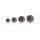 BUBBLES GLASS SHADES SET 10 SMOKY