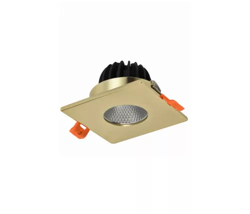 AZZARDO 5991 CLEAN S Kültéri Mennyezetbe Építhető Lámpa Arany LED IP44