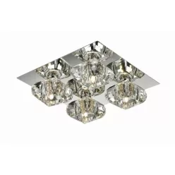 AZZARDO 0492 RUBIC Glamour Mennyezeti Lámpa G9 IP20