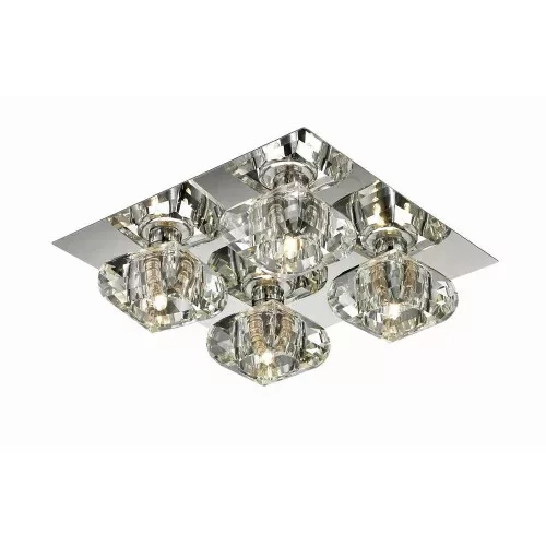 AZZARDO 0492 RUBIC Glamour Mennyezeti Lámpa G9 IP20