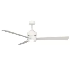 ventilátoros lámpa fehér színű vázzal és fém testtel beltéri használatra azzardo-4453 - moretti.hu