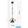 UNIVERSO Kender kötél csillár 1xE27 IP20 D290x1200mm fekete