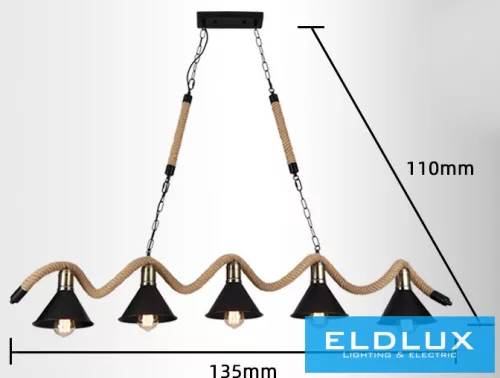 ELDLUX B24 Vintage Csillár IP20